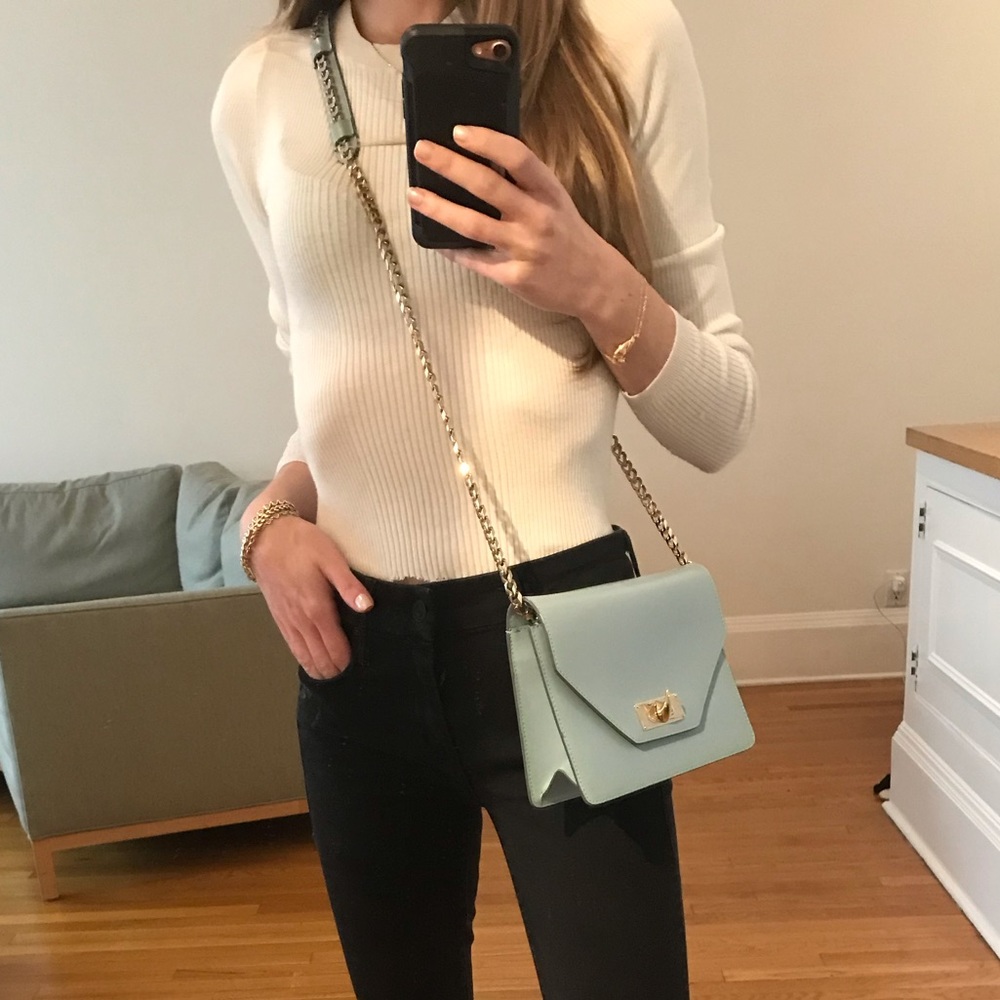 Givenchy baby blue crossbody bag with chain strap - Picture 8 of 8